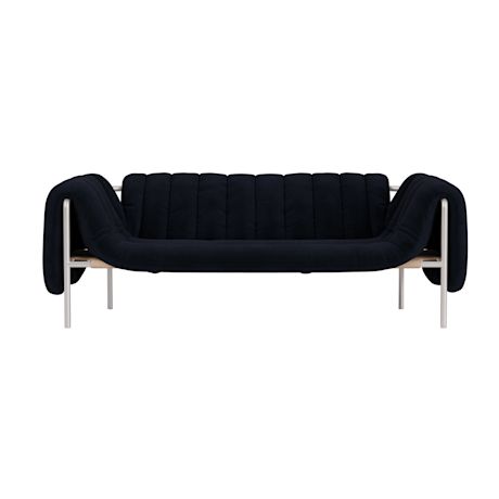 Puffy 2.5-seater Sofa, Velluto Coex VL30 / Stainless (UK)