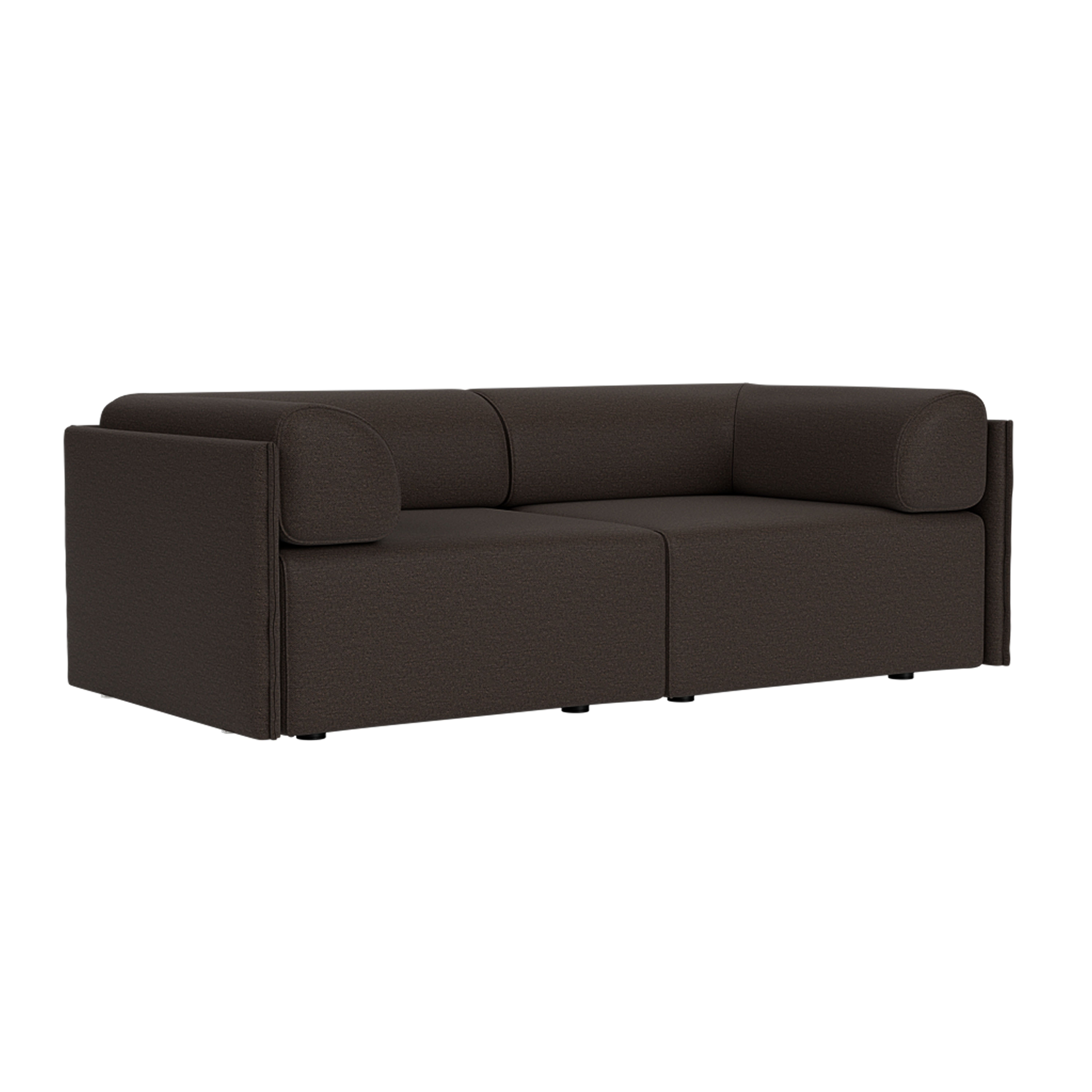 2-seater Sofa Low Back with Armrests