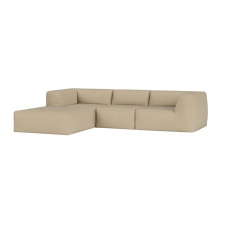 Great 3-seater Sofa Narrow Chaise Left, Autumn 0221