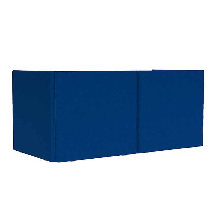 Palo Block 2-seater Sofa Medium Back with Armrests, Sera Cobalt, Art. no. 94637 (image 4)