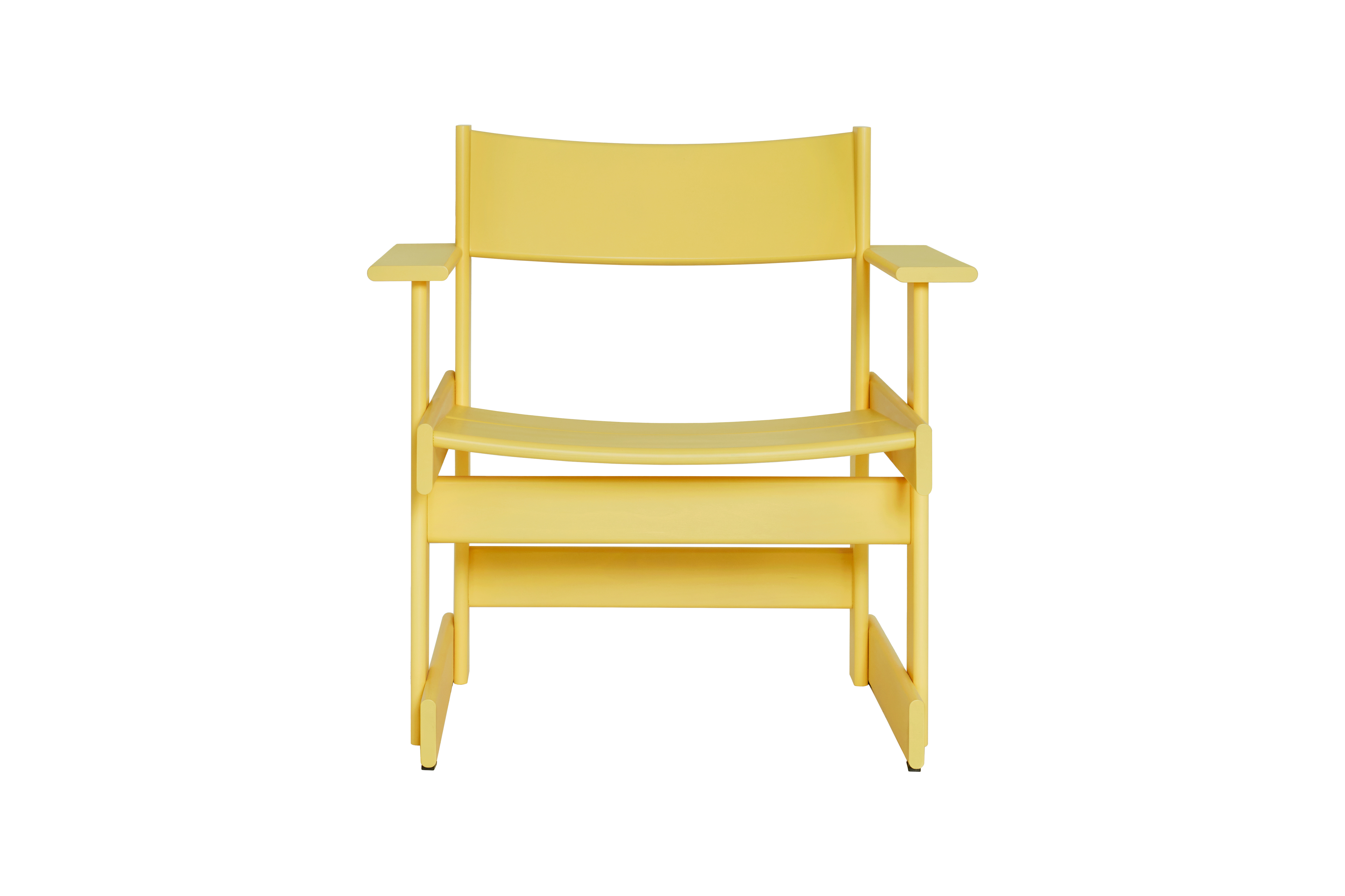 Bullnose Lounge Chair, Yellow, Art. no. 31306 (image 2)