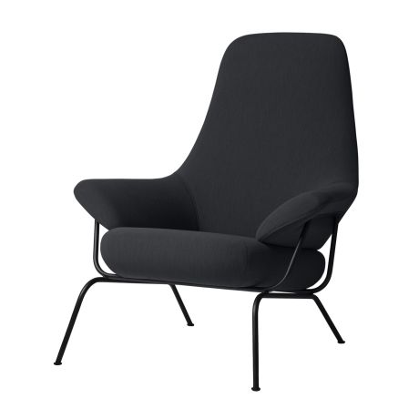 Hai Lounge Chair, Charcoal