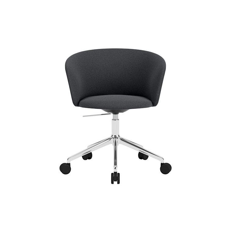 Kendo Swivel Chair 5-star Castors, Cura 60019/Polished, Art. no. 31976 (image 2)