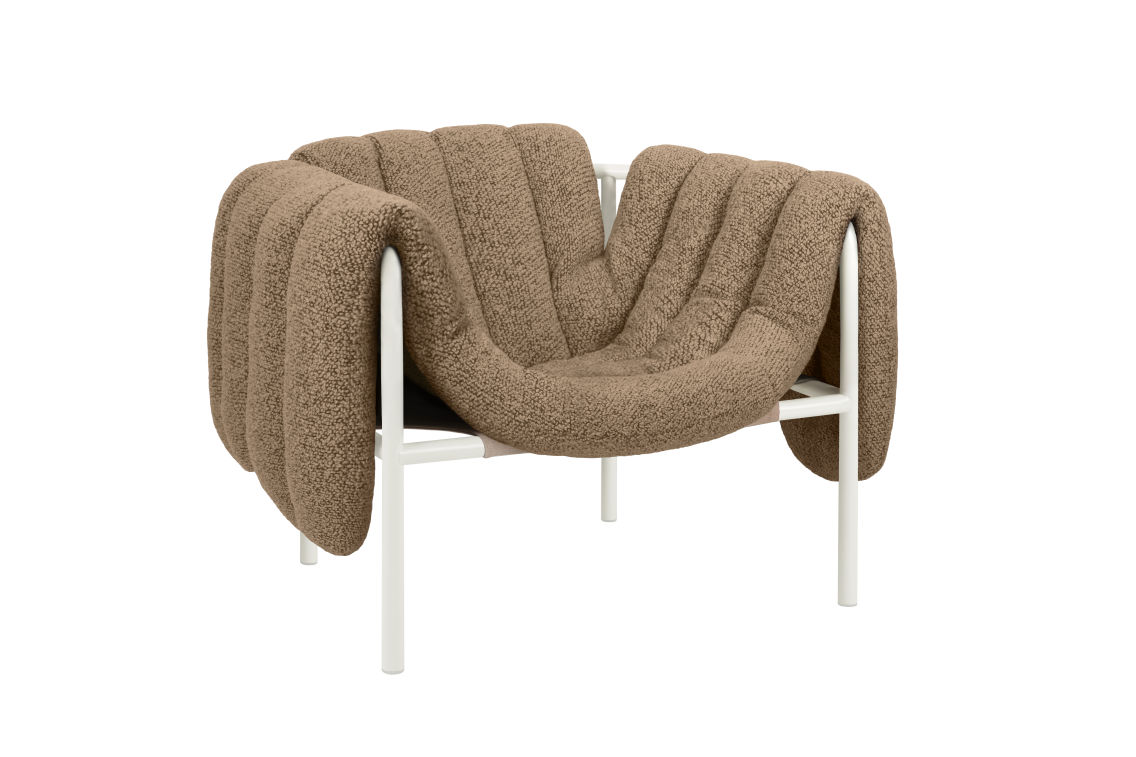 Puffy Lounge Chair, Sawdust / Cream (UK), Art. no. 20663 (image 1)