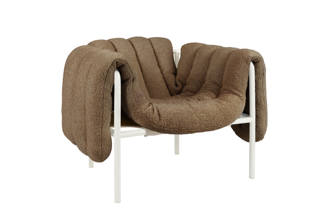 Puffy Lounge Chair, Sawdust / Cream, Art. no. 20300 (image 2)