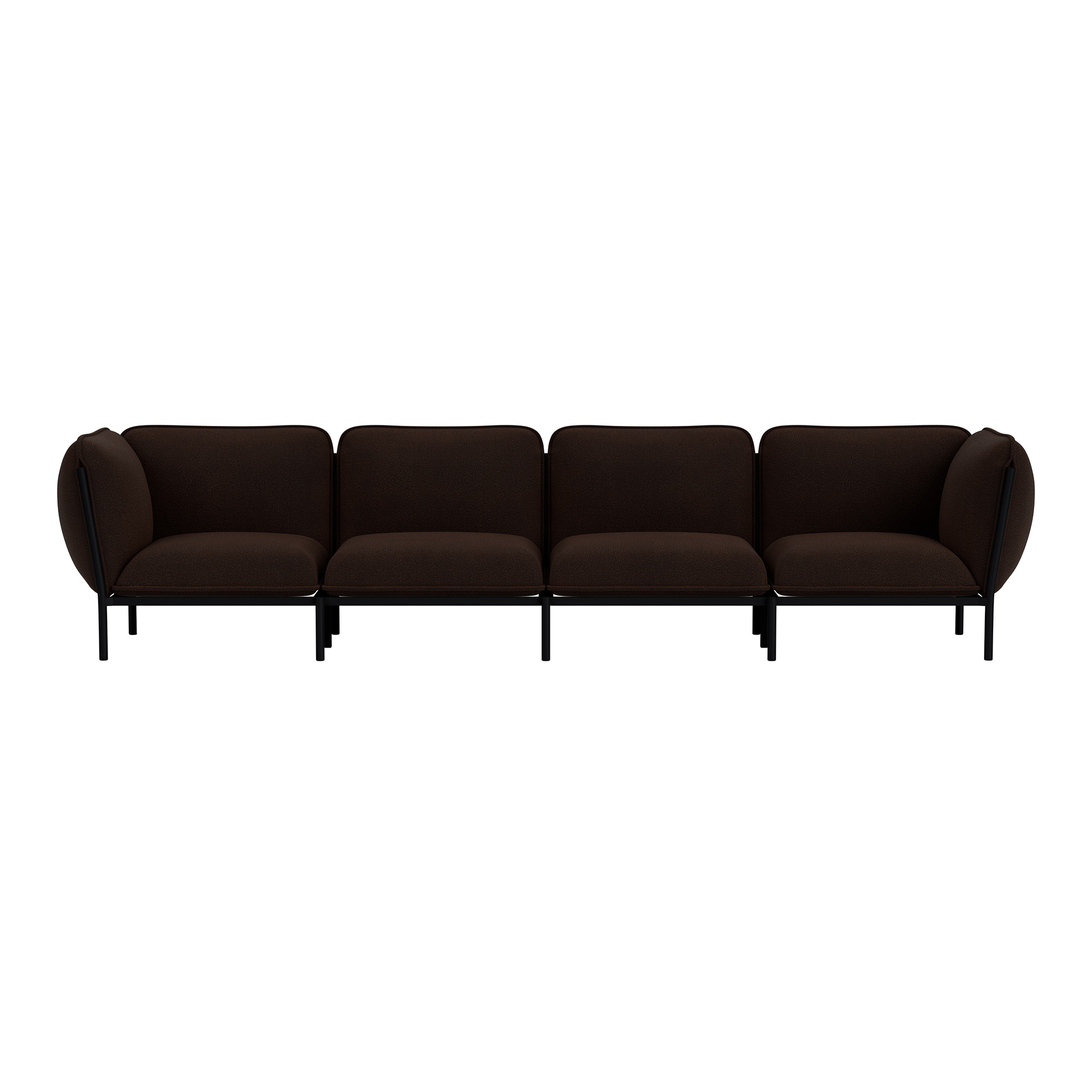 Kumo 4-seater Sofa with Armrests, Sera Rosewood, Art. no. 95542 (image 2)