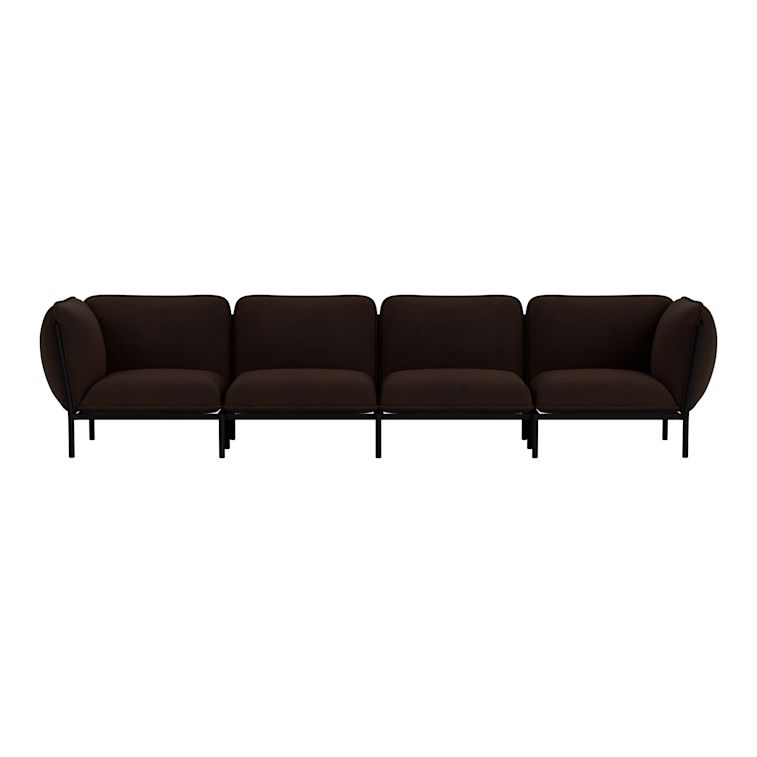 Kumo 4-seater Sofa with Armrests, Sera Rosewood, Art. no. 95542 (image 2)