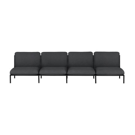 Kumo 4-seater Sofa, Graphite (UK)