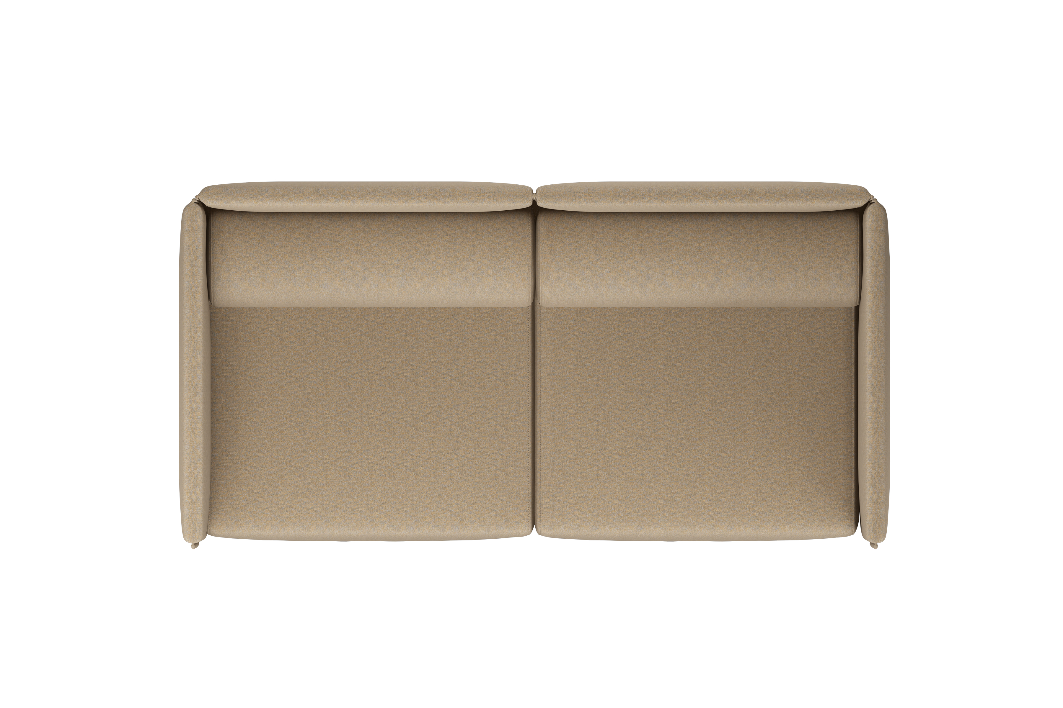 Palo Block 2-seater Sofa Medium Back, Beige (UK), Art. no. 20745 (image 3)