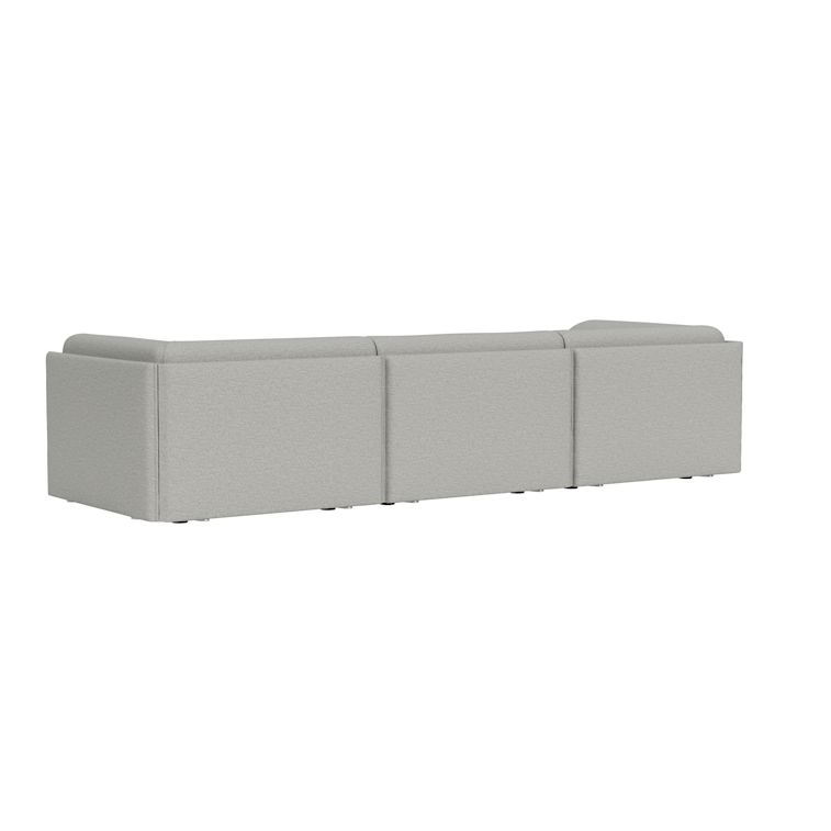 Palo Block 3-seater Sofa Low Back with Armrests, Amdal 130, Art. no. 95100 (image 4)