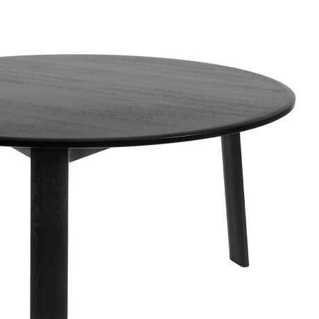 Alle Table Round Table 150 cm / 59 in, Black Oak