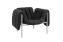 Puffy Lounge Chair, Anthracite / Stainless (UK), Art. no. 20638 (image 1)