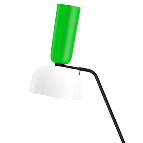 Alphabeta Floor Lamp, Luminous Green / White