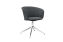 Kendo Swivel Chair 4-star Return, Graphite / Polished, Art. no. 20207 (image 1)