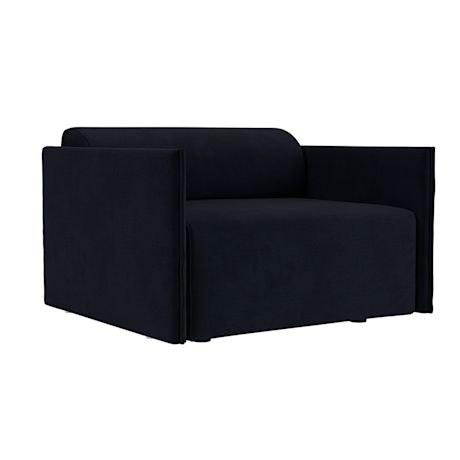 Palo Block Single-seater Low Back, Velluto Coex VL30