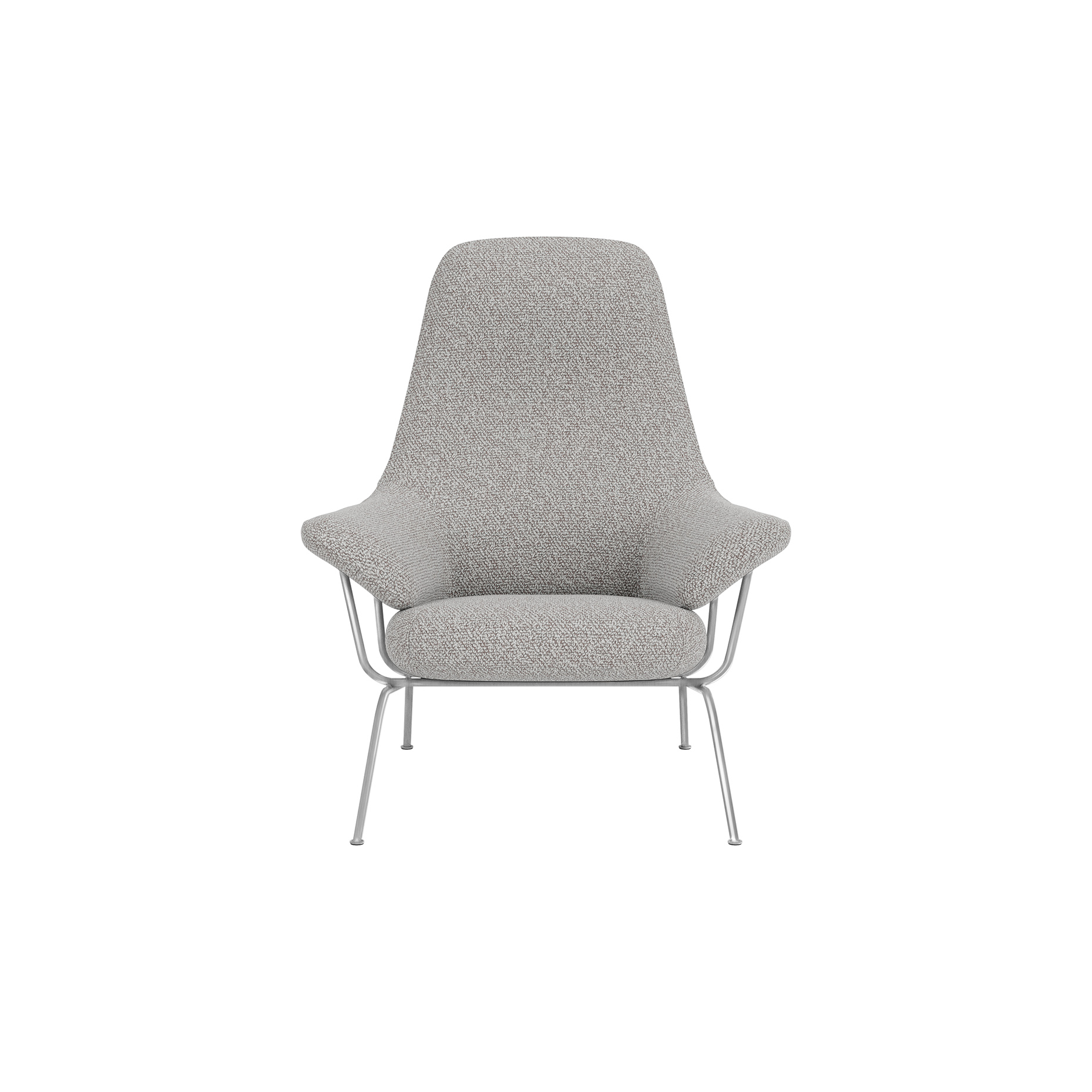 Hai Lounge Chair, Storr 612/Brushed Stainless, Art. no. 31751 (image 2)