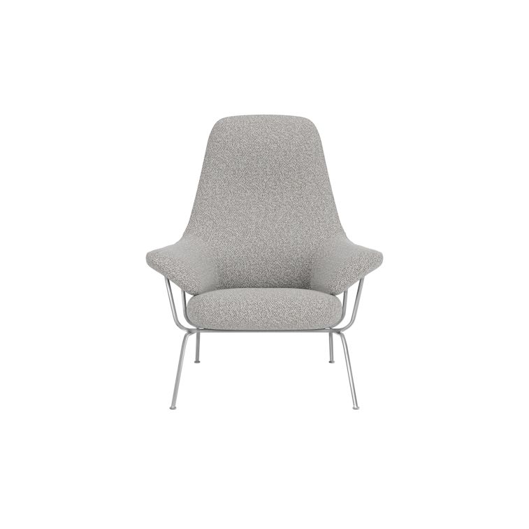 Hai Lounge Chair, Storr 612/Brushed Stainless, Art. no. 31751 (image 2)
