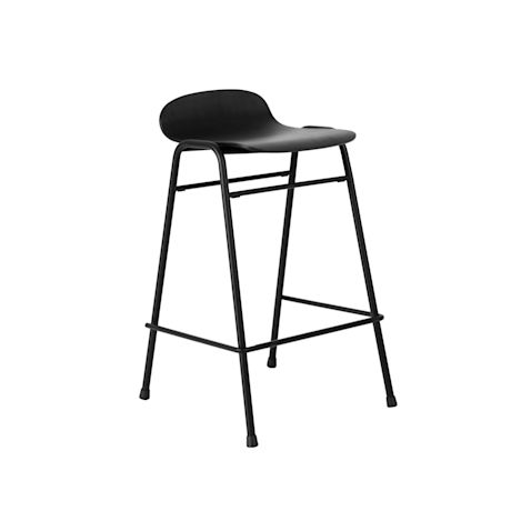 Touchwood Counter Stool, Black / Black