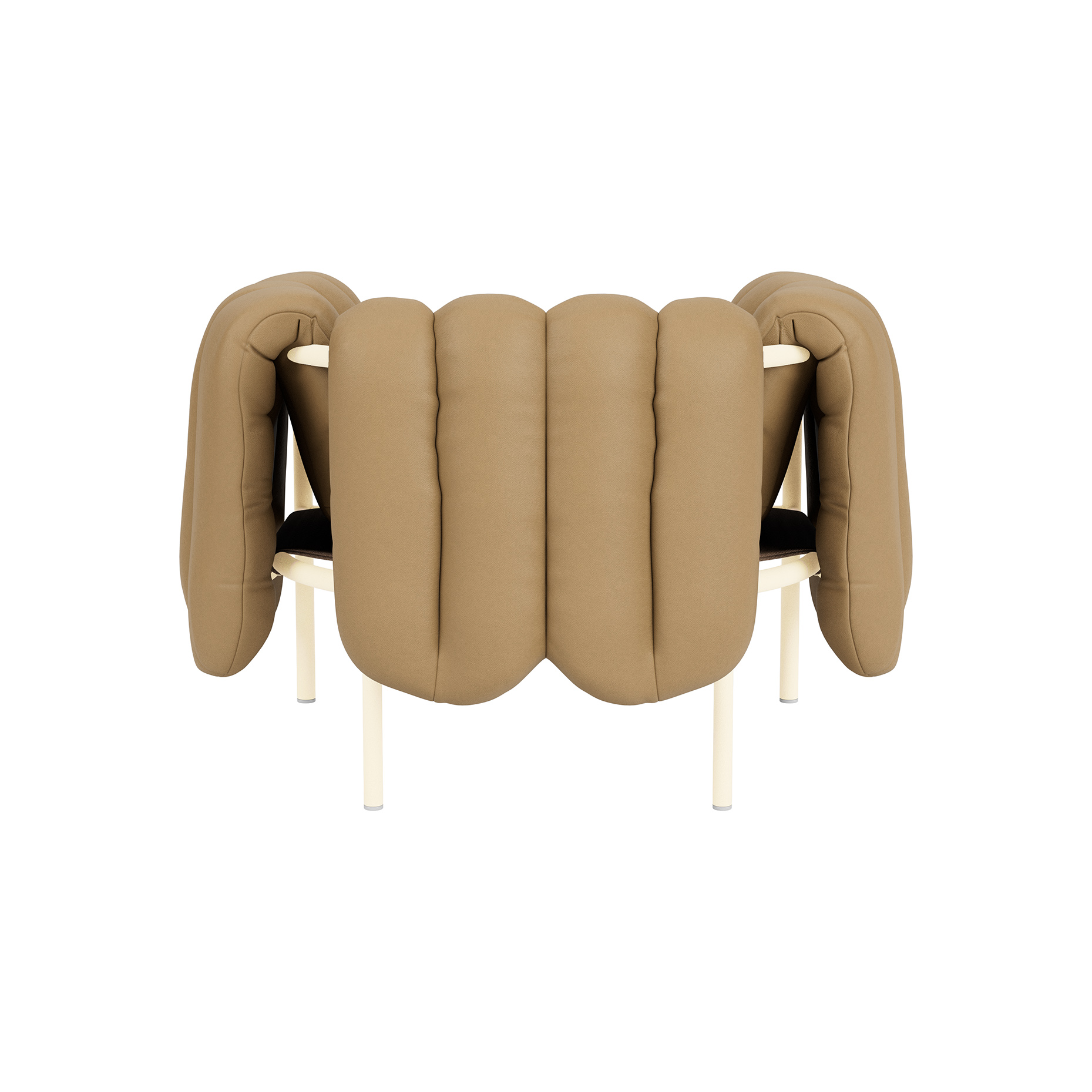 Puffy Lounge Chair, Elmosoft Leather 03009 / Cream (UK), Art. no. 90062 (image 5)