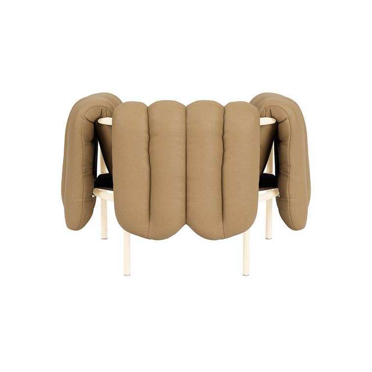 Puffy Lounge Chair, Elmosoft Leather 03009 / Cream (UK), Art. no. 90062 (image 5)