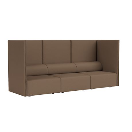 Palo Block 3-seater Sofa High Back, Autumn 361