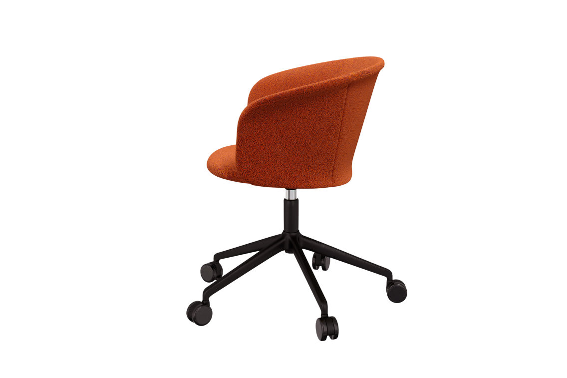 Kendo Swivel Chair 5-star Castors, Canyon / Black (UK), Art. no. 20513 (image 3)