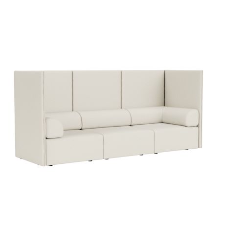 Palo Block 3-seater Sofa High Back with Armrests, Amdal 110