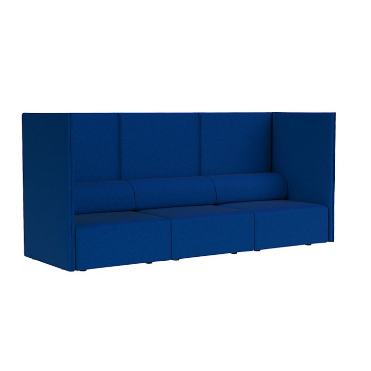 Palo Block 3-seater Sofa High Back, Sera Cobalt, Art. no. 94761 (image 1)