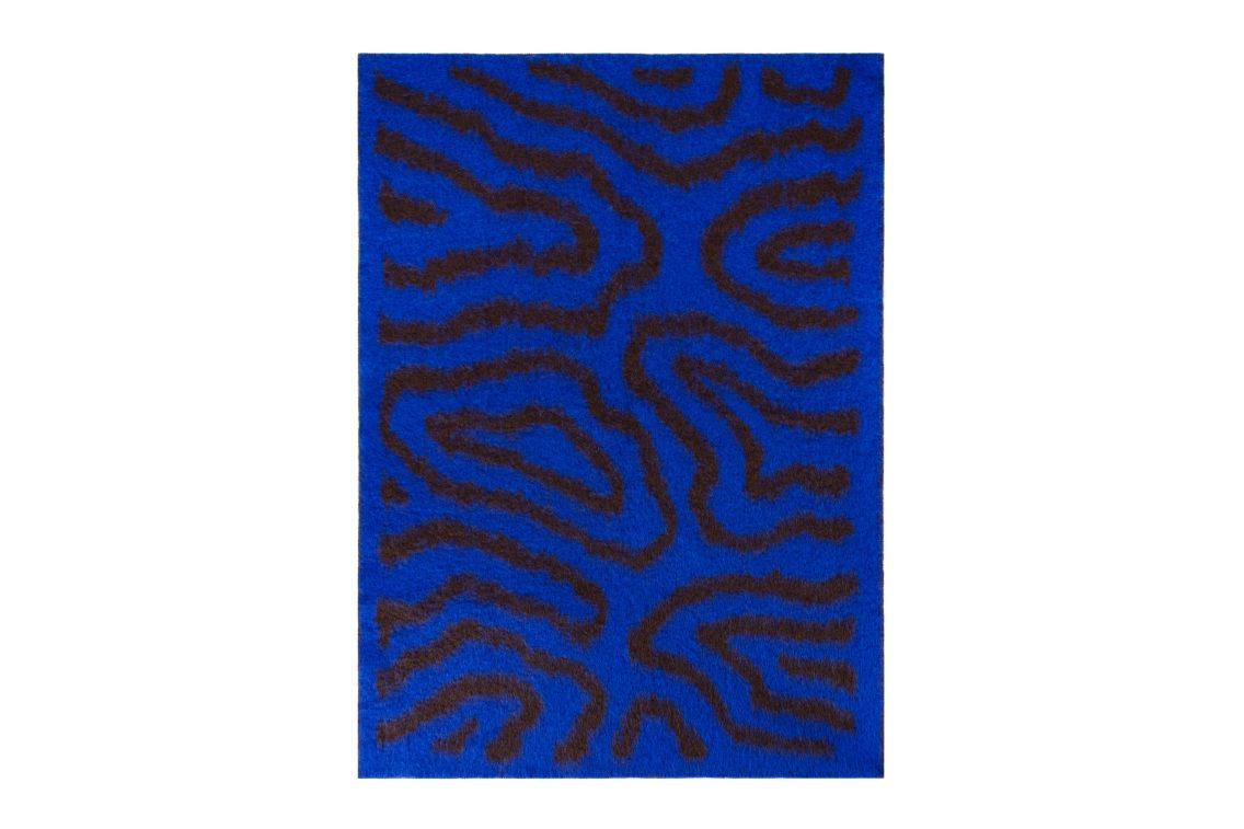 Monster Throw, Ultramarine Blue / Brown Wiggle, Art. no. 30530 (image 4)