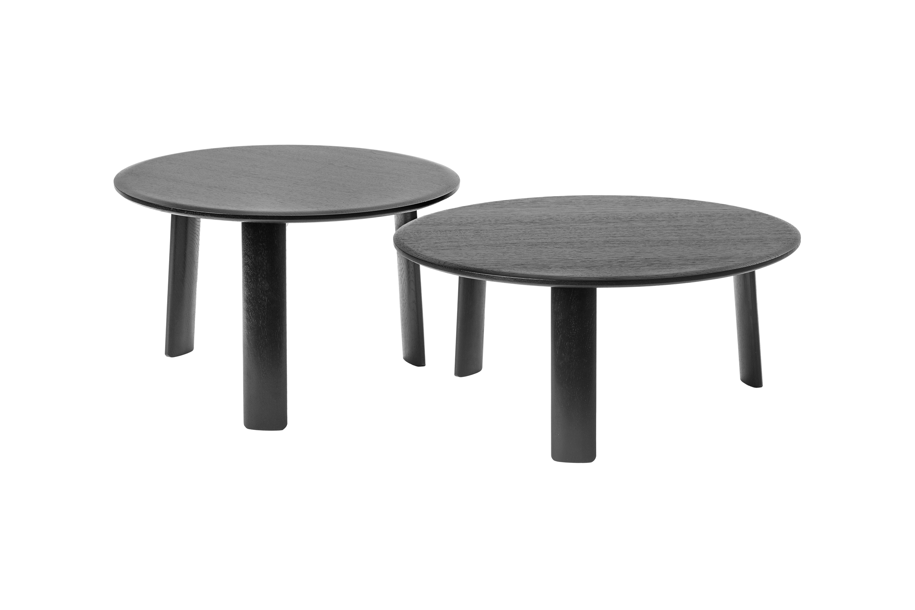 Alle Coffee Coffee Table Medium + Large, Black Oak — Hem