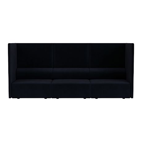 Palo Block 3-seater Sofa High Back, Velluto Coex VL30