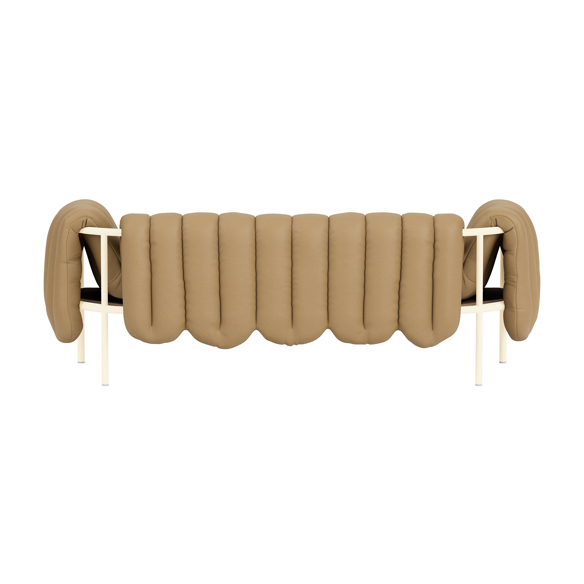 Puffy 2.5-seater Sofa, Elmosoft Leather 03009 / Cream, Art. no. 95979 (image 5)