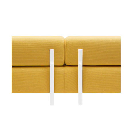 Palo 2-seater Sofa with Armrests, Yellow