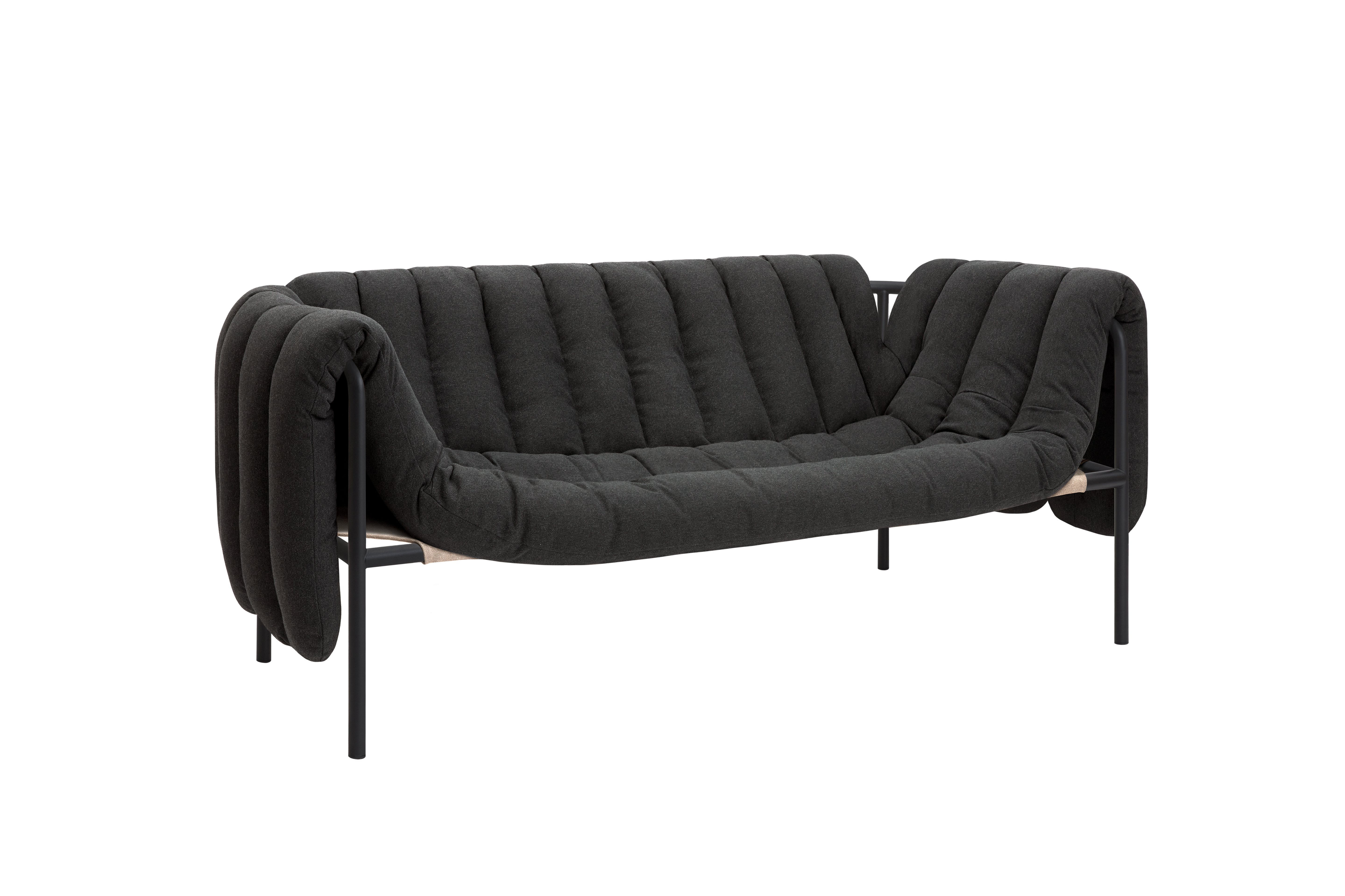 Puffy 2.5-seater Sofa, Anthracite / Black Grey, Art. no. 20718 (image 1)