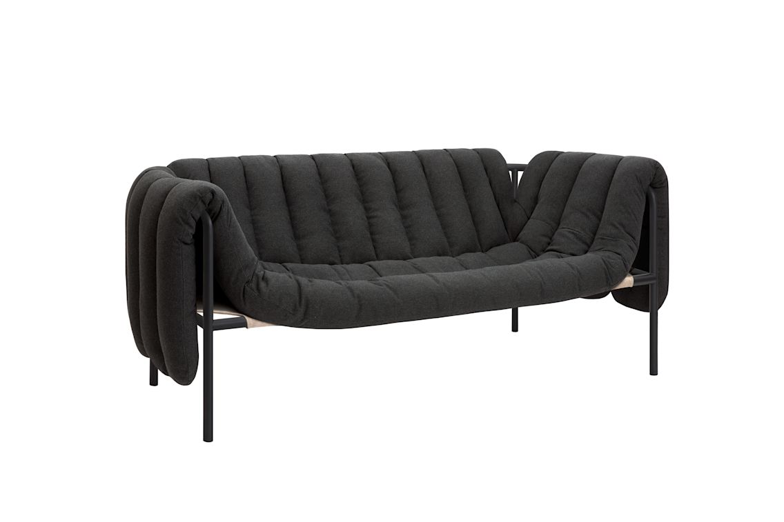 Puffy 2.5-seater Sofa, Anthracite / Black Grey, Art. no. 20718 (image 1)