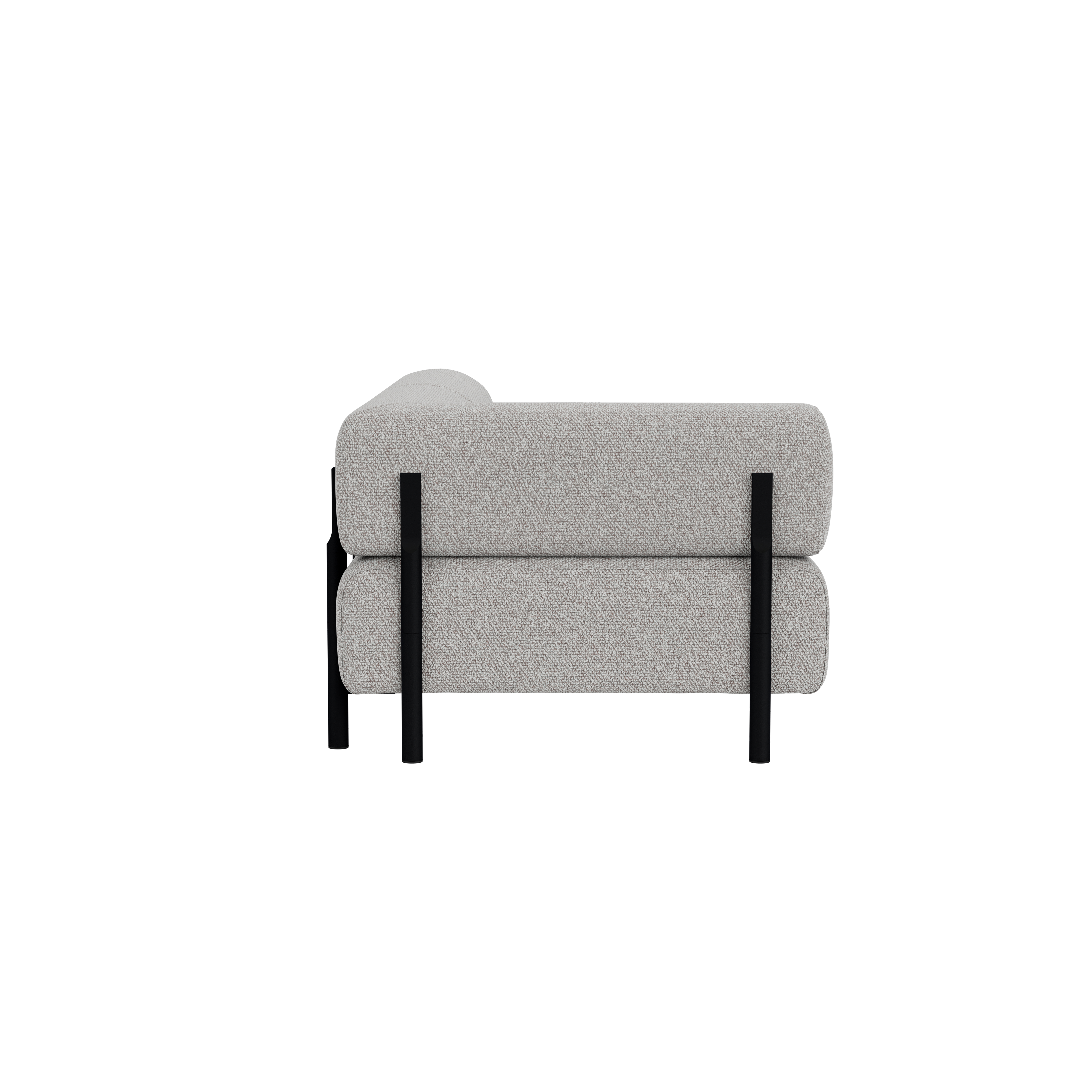 Palo 2-seater Sofa Chaise Left, Storr 612/Black, Art. no. 90779 (image 3)