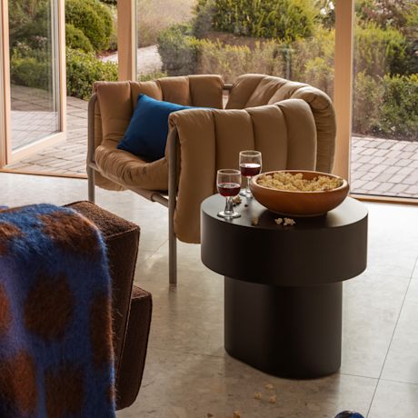 Stump Side Table, Black