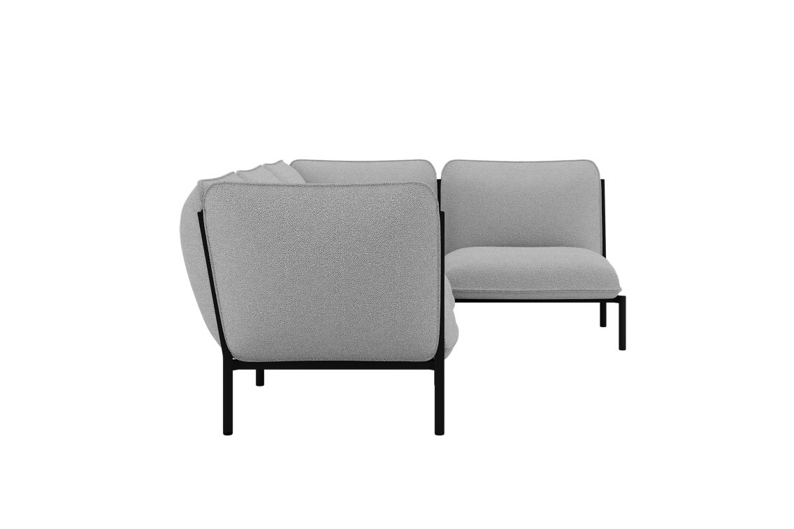 Kumo Corner Sofa Right with Armrest, Porcelain — Hem