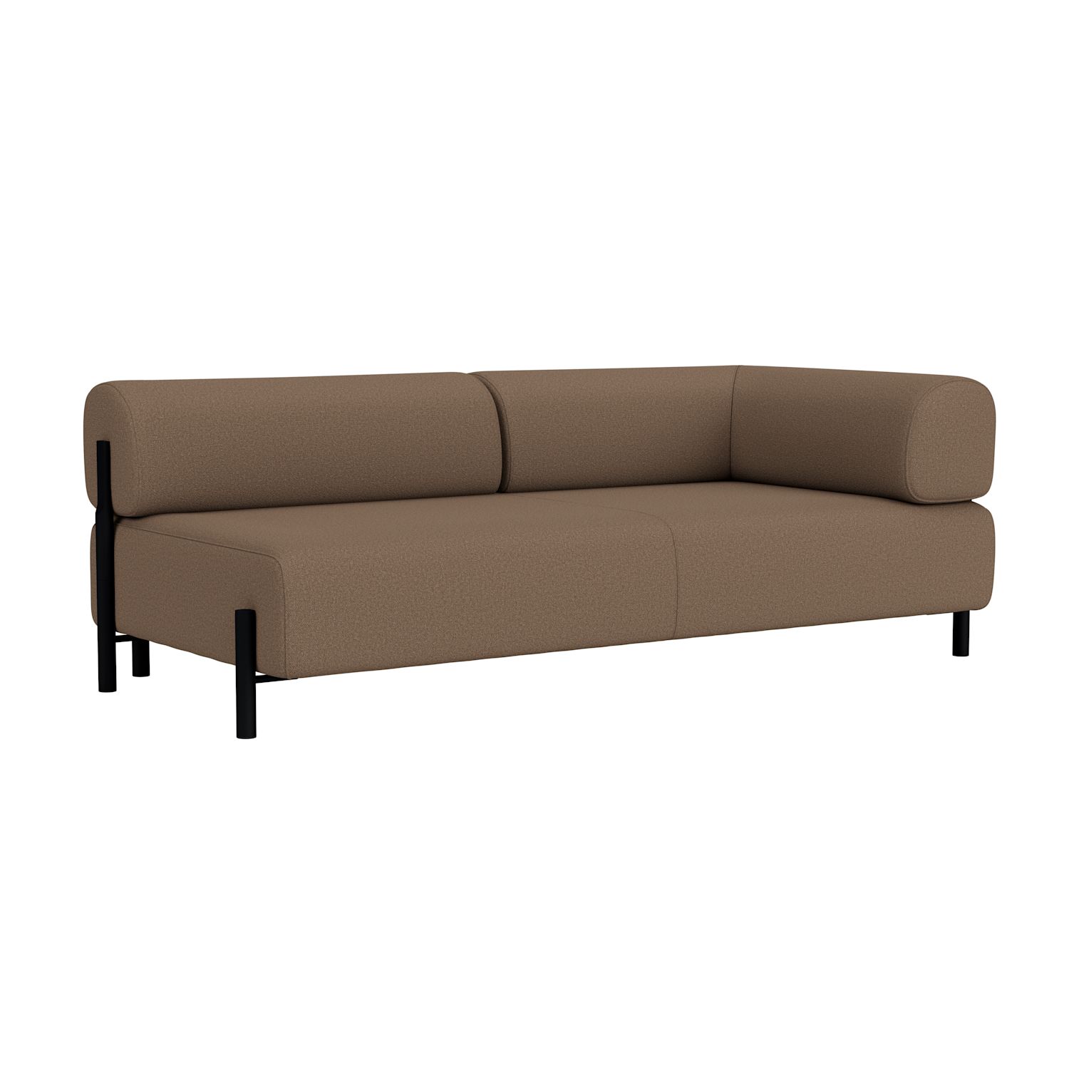 2-seater Sofa Chaise Right, Autumn 361/Black
