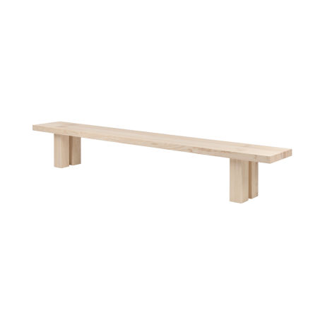 Max Bench 300 cm / 118 in, Ash