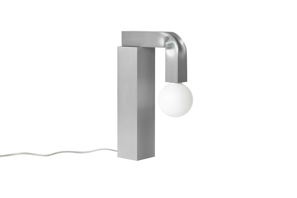 Knuckle Table Lamp, Brushed Aluminum, Art. no. 20466 (image 1)