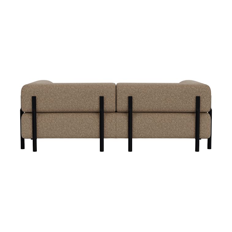 Palo 2-seater Sofa with Armrests, Storr 3405/Black, Art. no. 90750 (image 5)