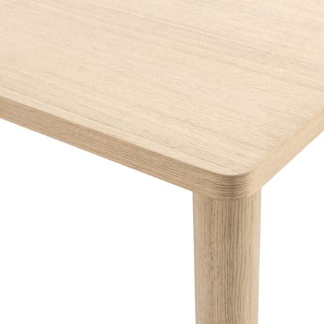 Log Table 220 cm / 86.6 in, Oak