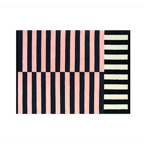 Stripe Rug Medium, Roseate