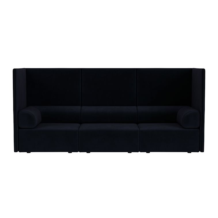 Palo Block 3-seater Sofa High Back with Armrests, Velluto Coex VL30, Art. no. 31928 (image 2)