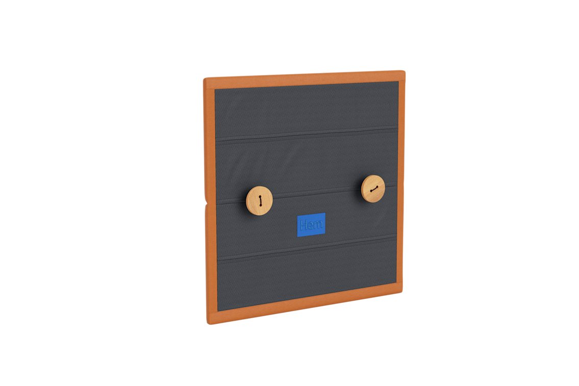 Bullnose Lounge Chair, Yellow / Elmosoft Leather 54035 Seat Pad, Art. no. 31669 (image 9)