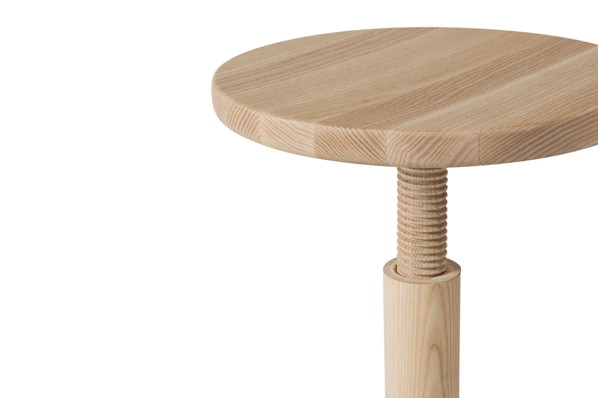 All Wood Stool Bobbin, Ash, Art. no. 14151 (image 3)