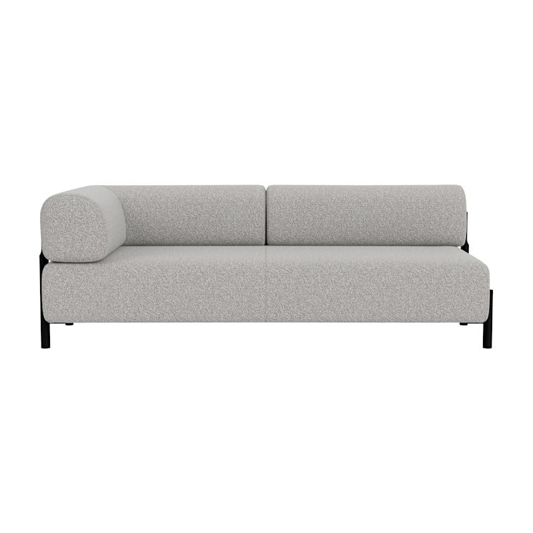 Palo 2-seater Sofa Chaise Left, Storr 612/Black, Art. no. 90779 (image 2)