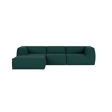 Great 3-seater Sofa Narrow Chaise Left, Autumn 0971