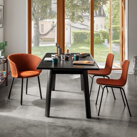 Alle Table Table 180 cm / 71 in, Black Oak